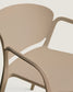 Sedia impilabile da esterno Ania beige