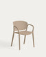 Sedia impilabile da esterno Ania beige