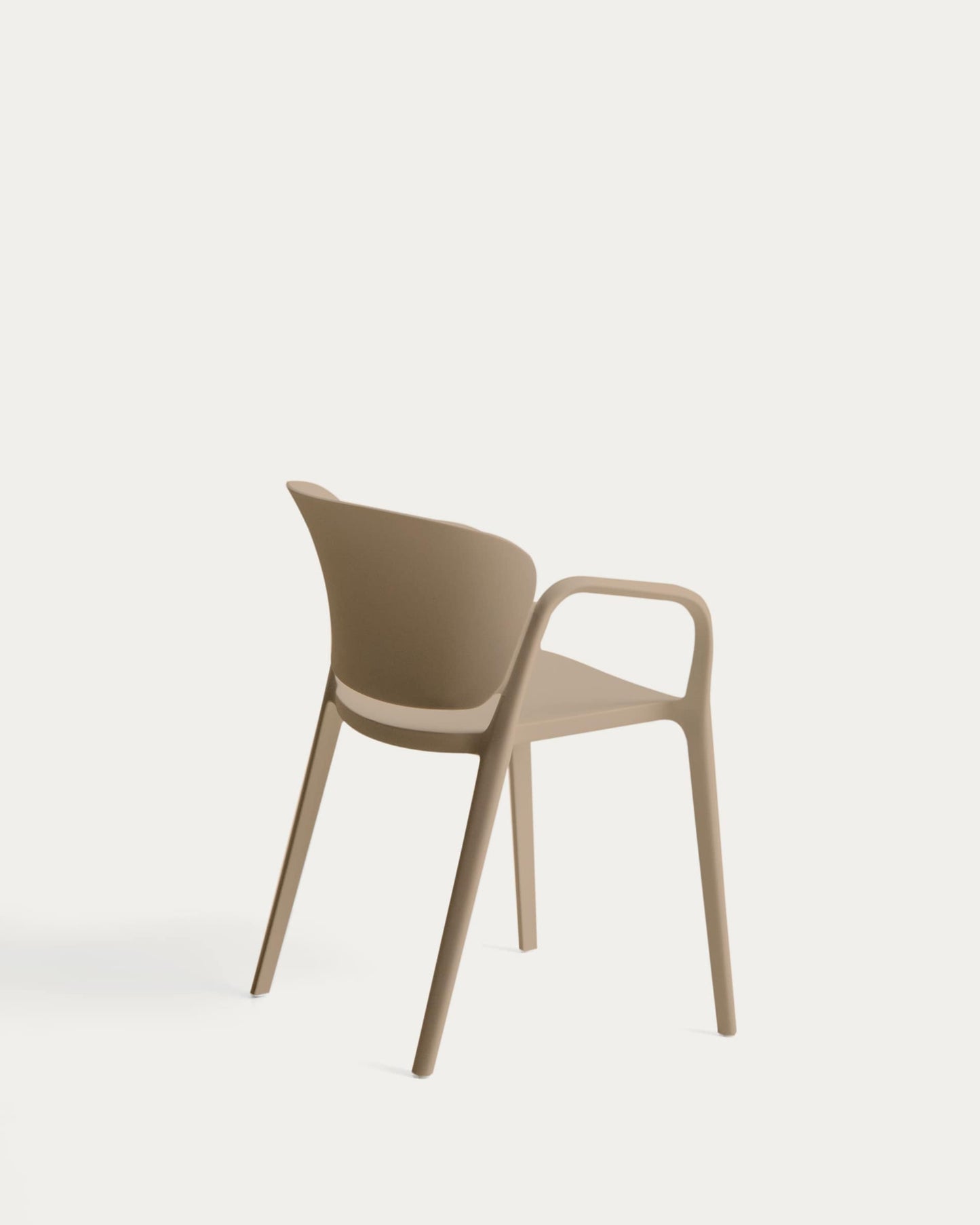 Sedia impilabile da esterno Ania beige
