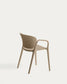 Sedia impilabile da esterno Ania beige
