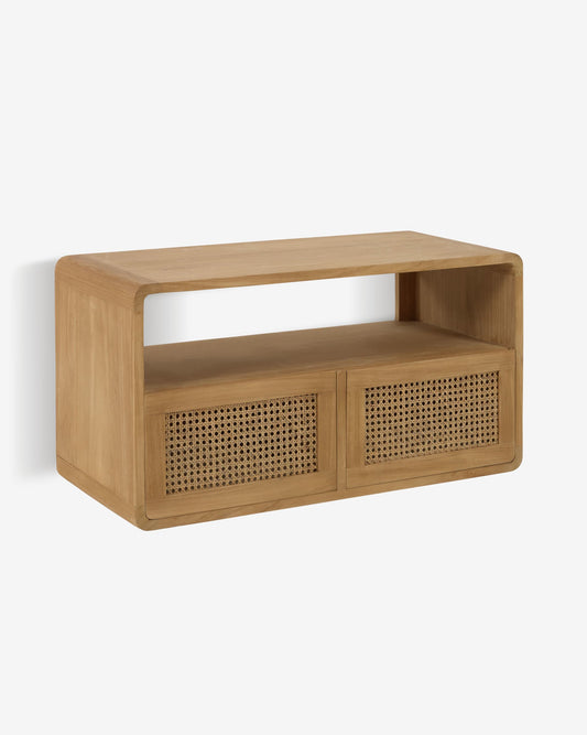 Mobile da bagno Sabiela in legno massello di teak 86 x 45 cm