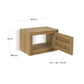 Mobile da bagno Taciana in legno massello di teak 60 x 40 m
