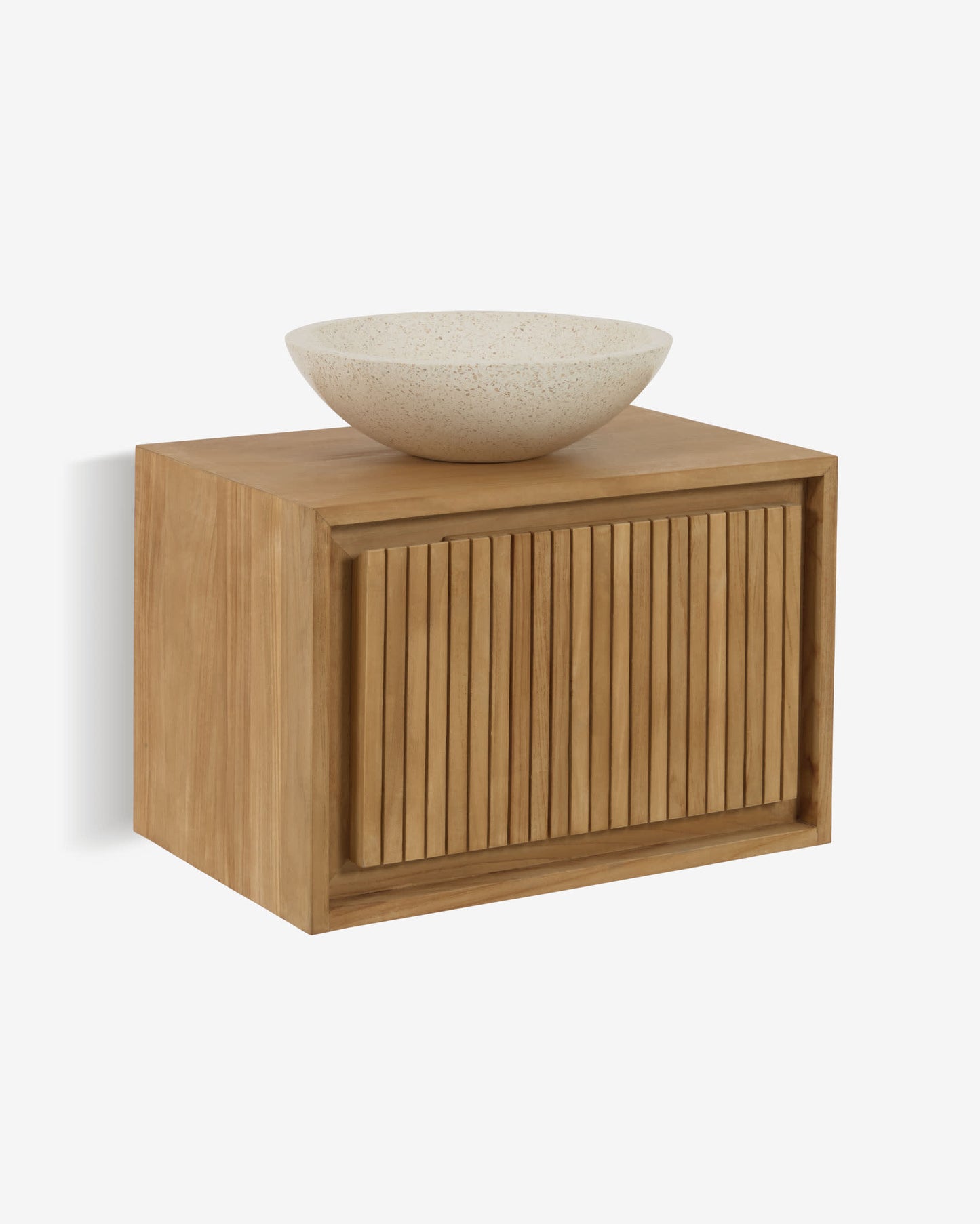 Mobile da bagno Taciana in legno massello di teak 60 x 40 m
