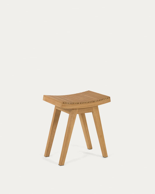 Sgabello da bagno Vicentina in legno massello di teak