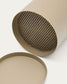 Portaombrelli piccolo Atin in metallo beige