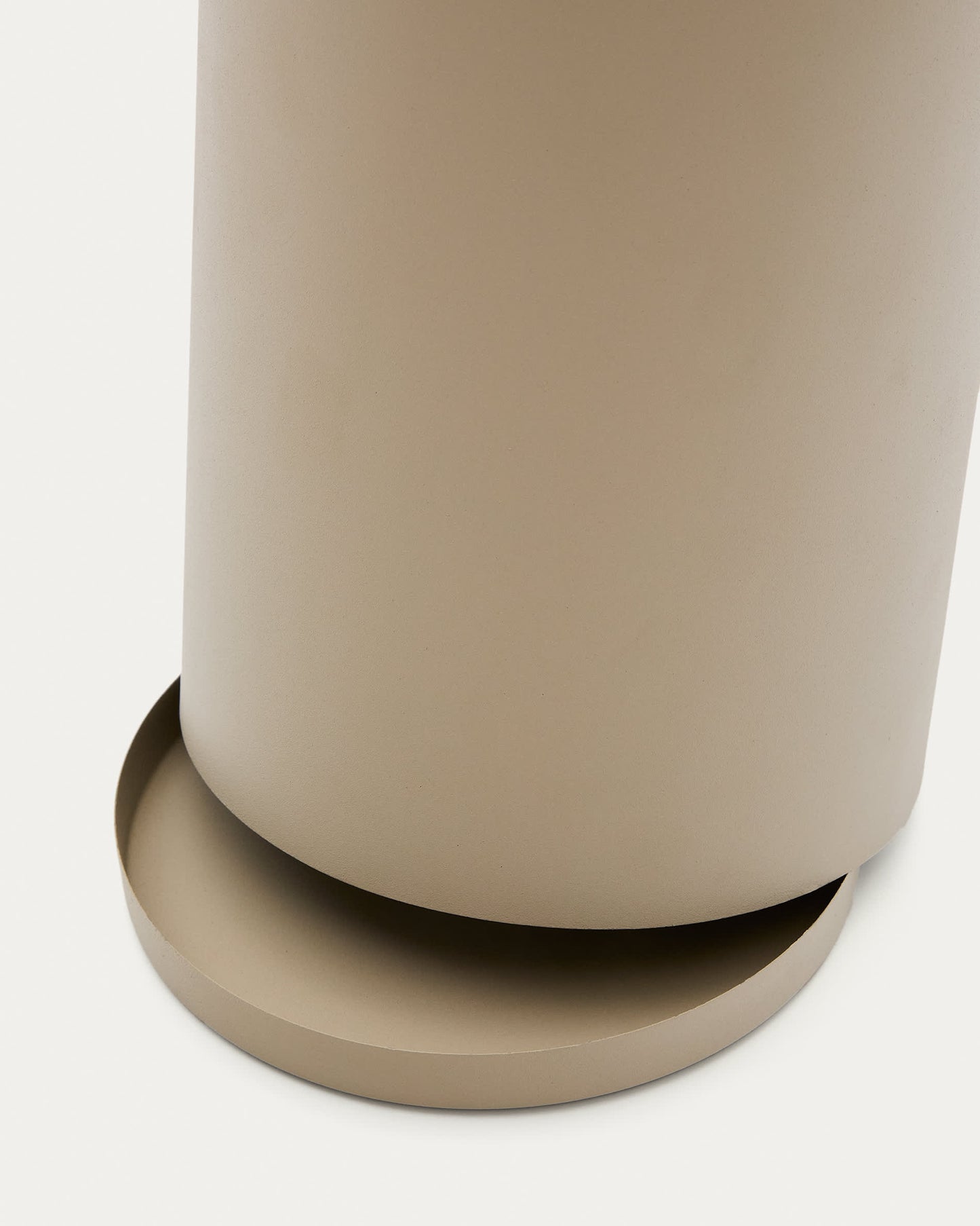 Portaombrelli piccolo Atin in metallo beige