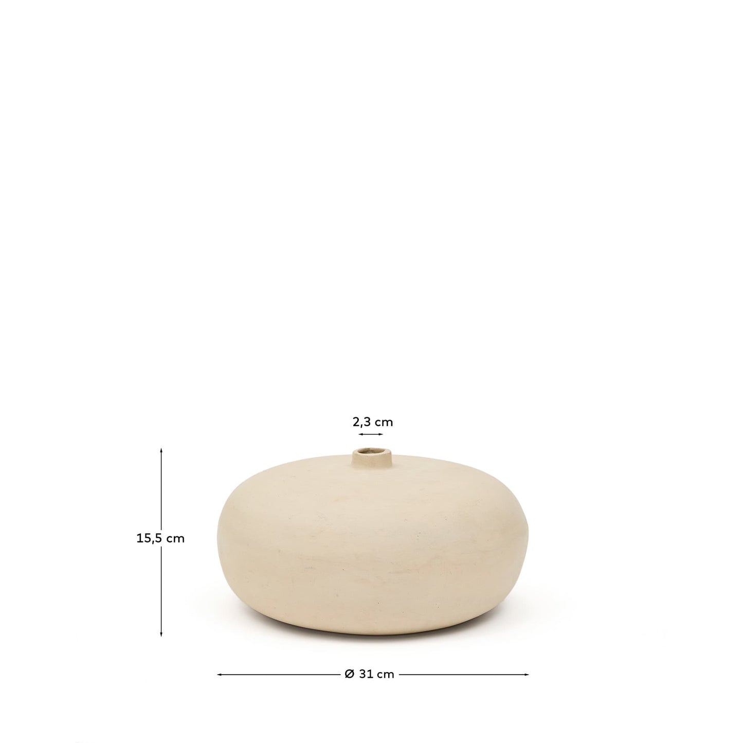 Vaso Nivala in cartapesta 15,5 cm