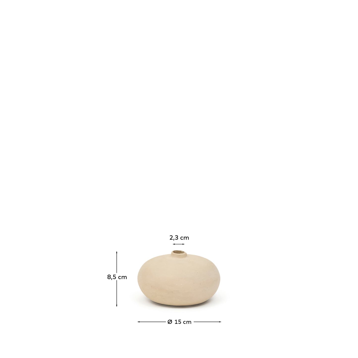 Vaso in cartapesta Nivala 8,5 cm