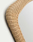 Specchio in rattan Zilna 58 x 79 cm