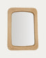 Specchio in rattan Zilna 58 x 79 cm