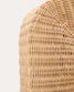 Specchio in rattan Zilna 58 x 120 cm