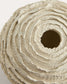 Vaso Evania in ceramica beige 15,5 cm
