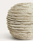 Vaso Evania in ceramica beige 15,5 cm