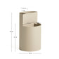 Portaombrelli grande Atin in metallo beige