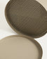 Portaombrelli grande Atin in metallo beige