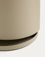 Portaombrelli grande Atin in metallo beige