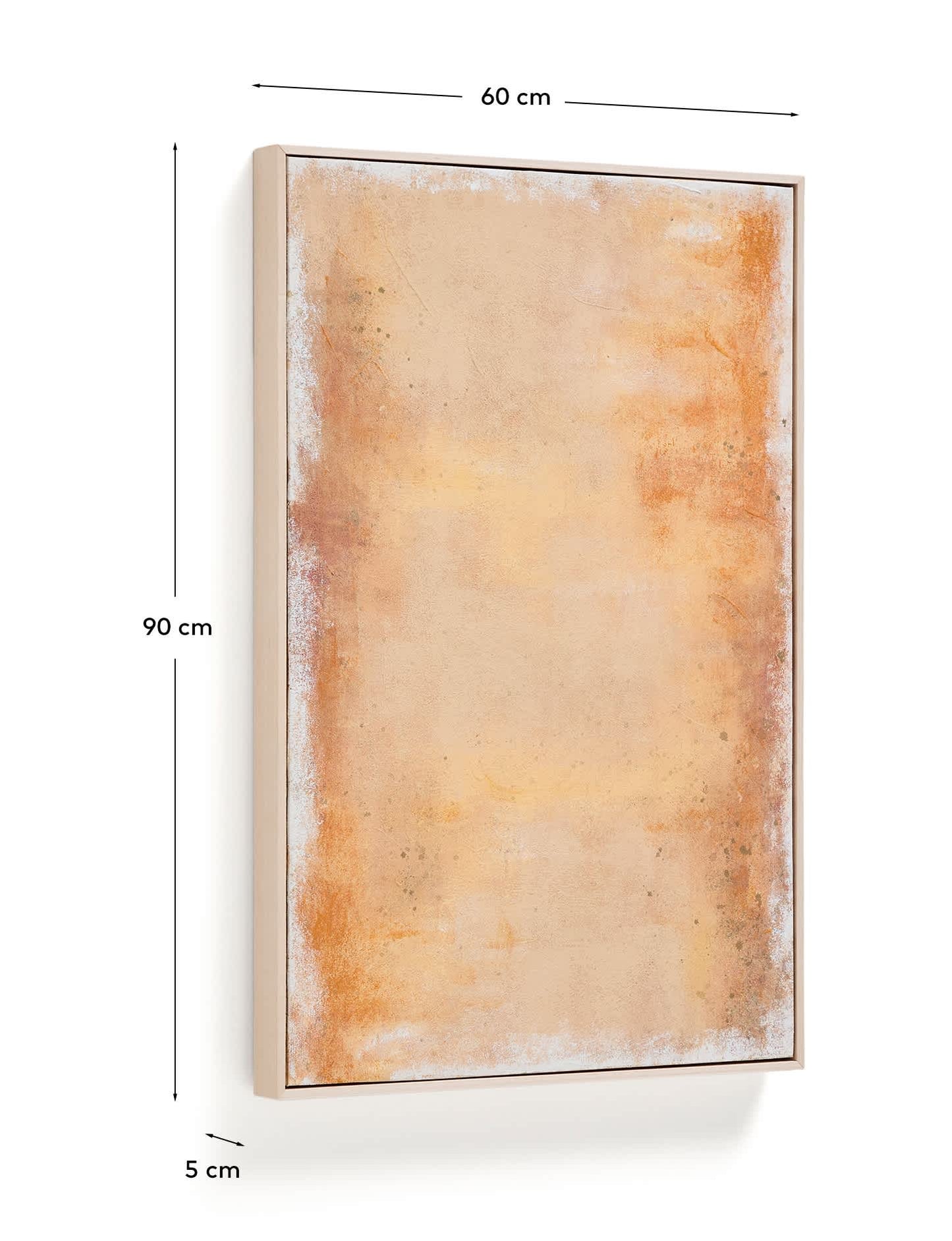 Quadro astratto Selnar giallo 60 x 90 cm