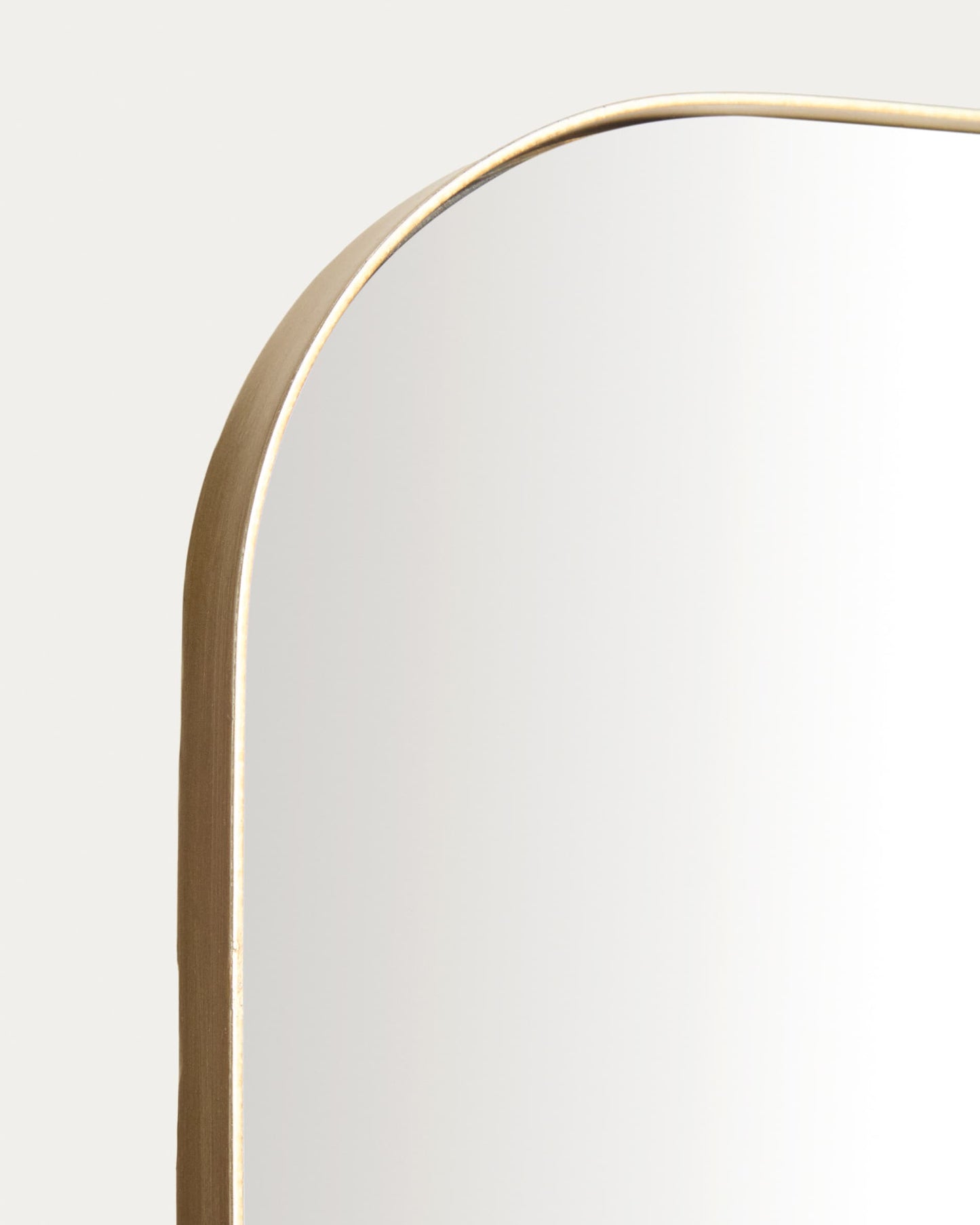 Specchio Marco in metallo dorato 80 x 180 cm