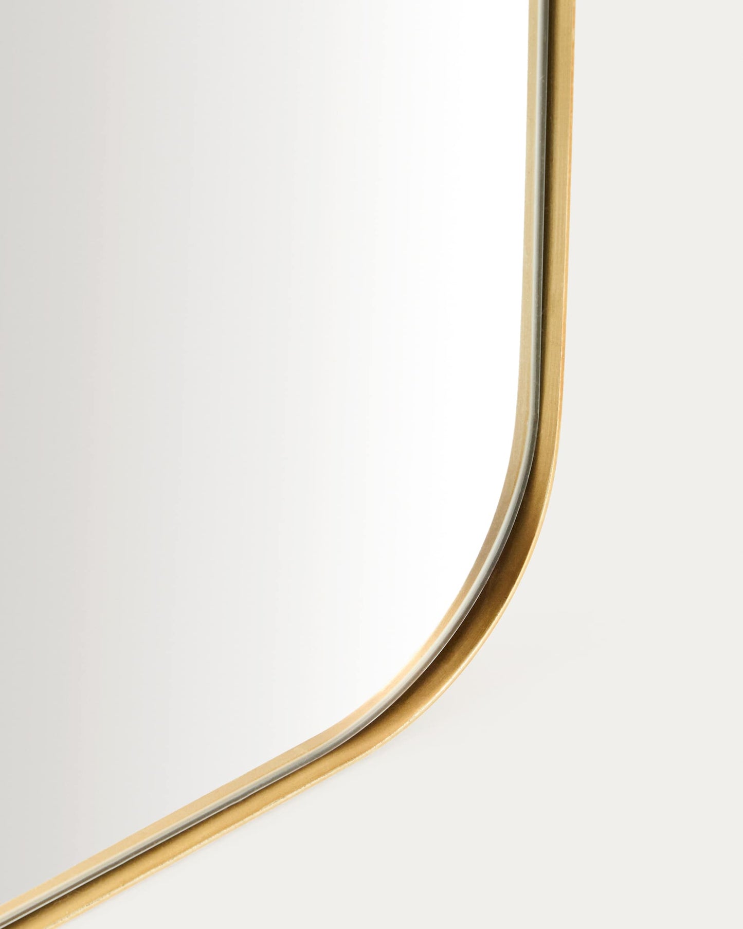 Specchio Marco in metallo dorato 80 x 180 cm