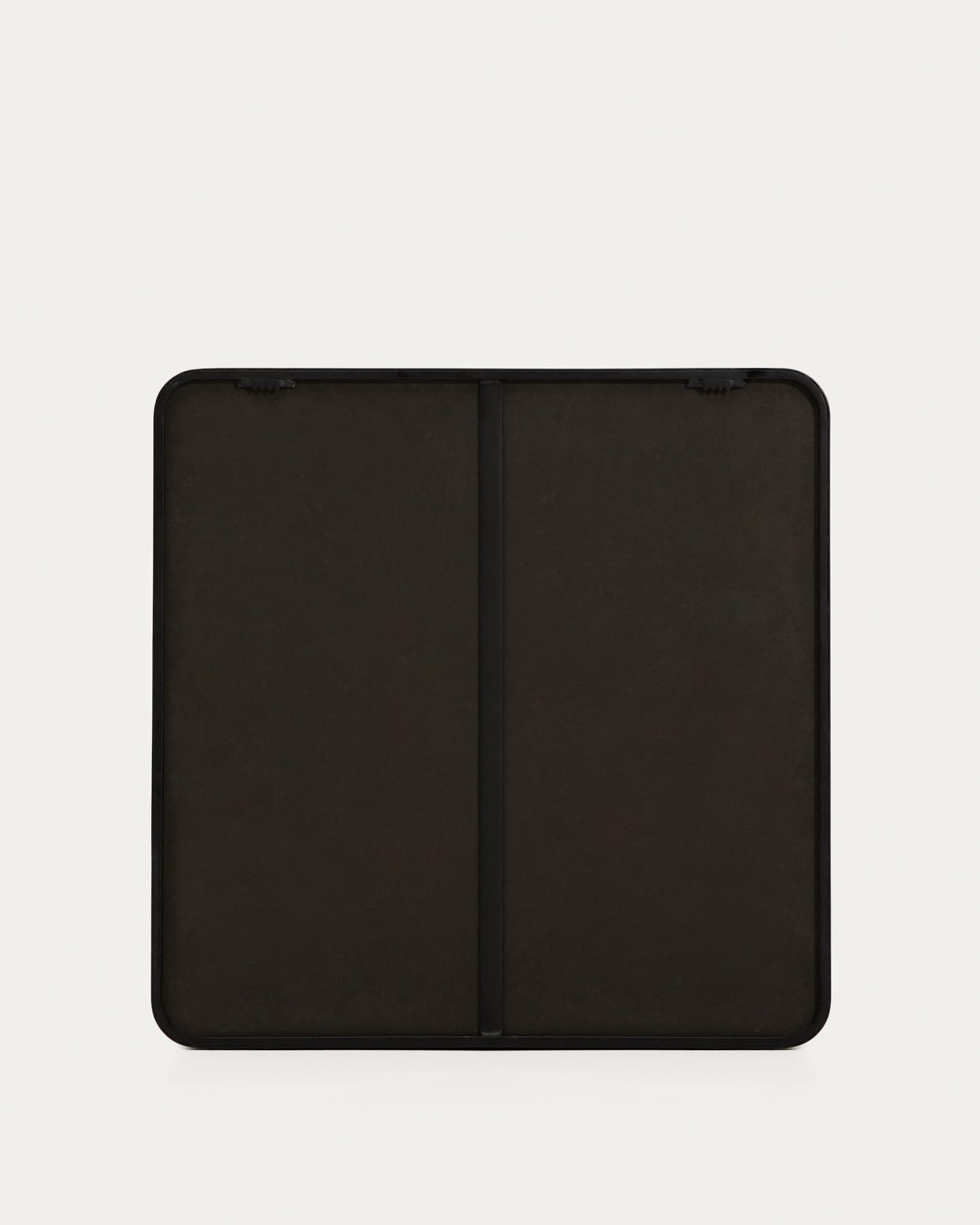 Specchio Marco in metallo nero 60 x 60 cm