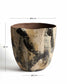 Vaso Dirva in ceramica marrone 38 cm