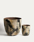 Vaso Dirva in ceramica marrone 38 cm
