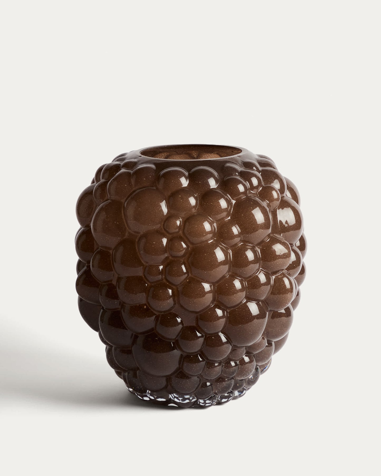 Vaso Mure in vetro marrone 30 cm