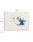 Quadro astratto Erale grigio e blu dipinto a mano (60 x 90 cm)
