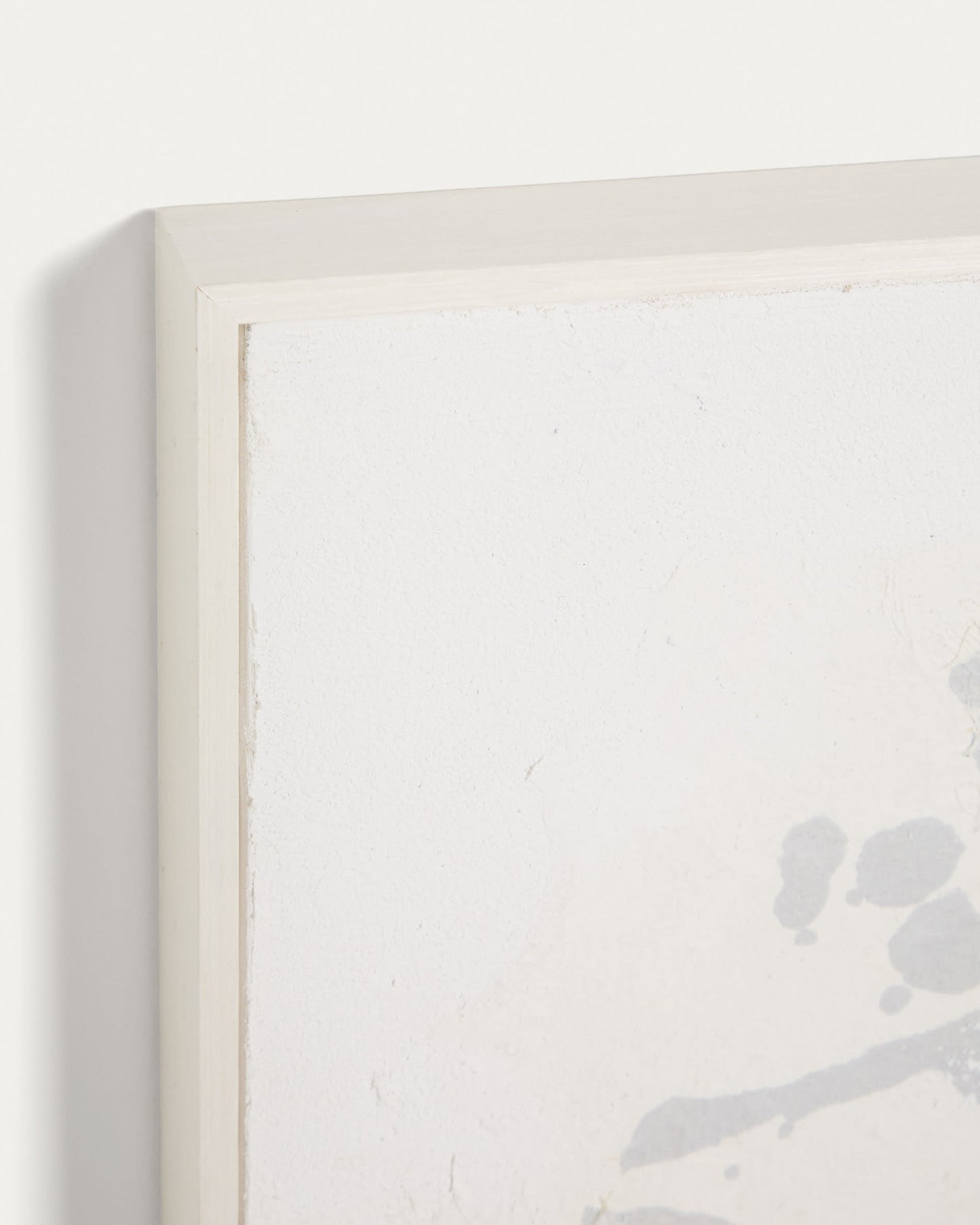 Quadro astratto Erale grigio e blu dipinto a mano (60 x 90 cm)