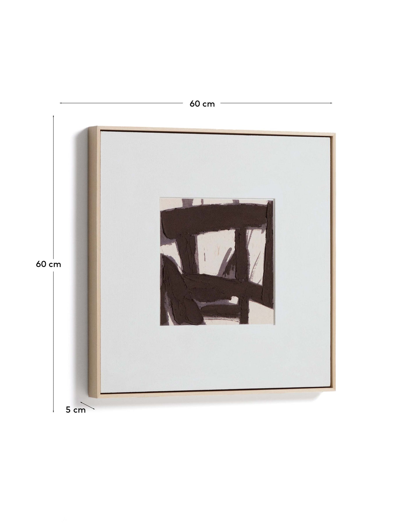 Quadro astratto Arilan dipinto a mano (60 x 60 cm)