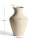 Vaso Pria in cartapesta beige 36 cm