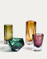 Vaso Uconi in vetro verde oliva 26 cm