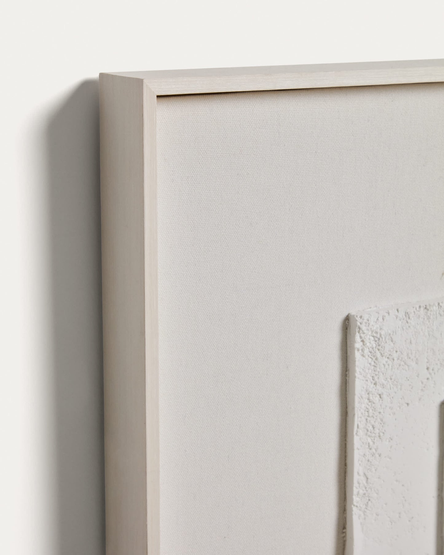 Quadro astratto Gadir bianco 80 x 80 cm