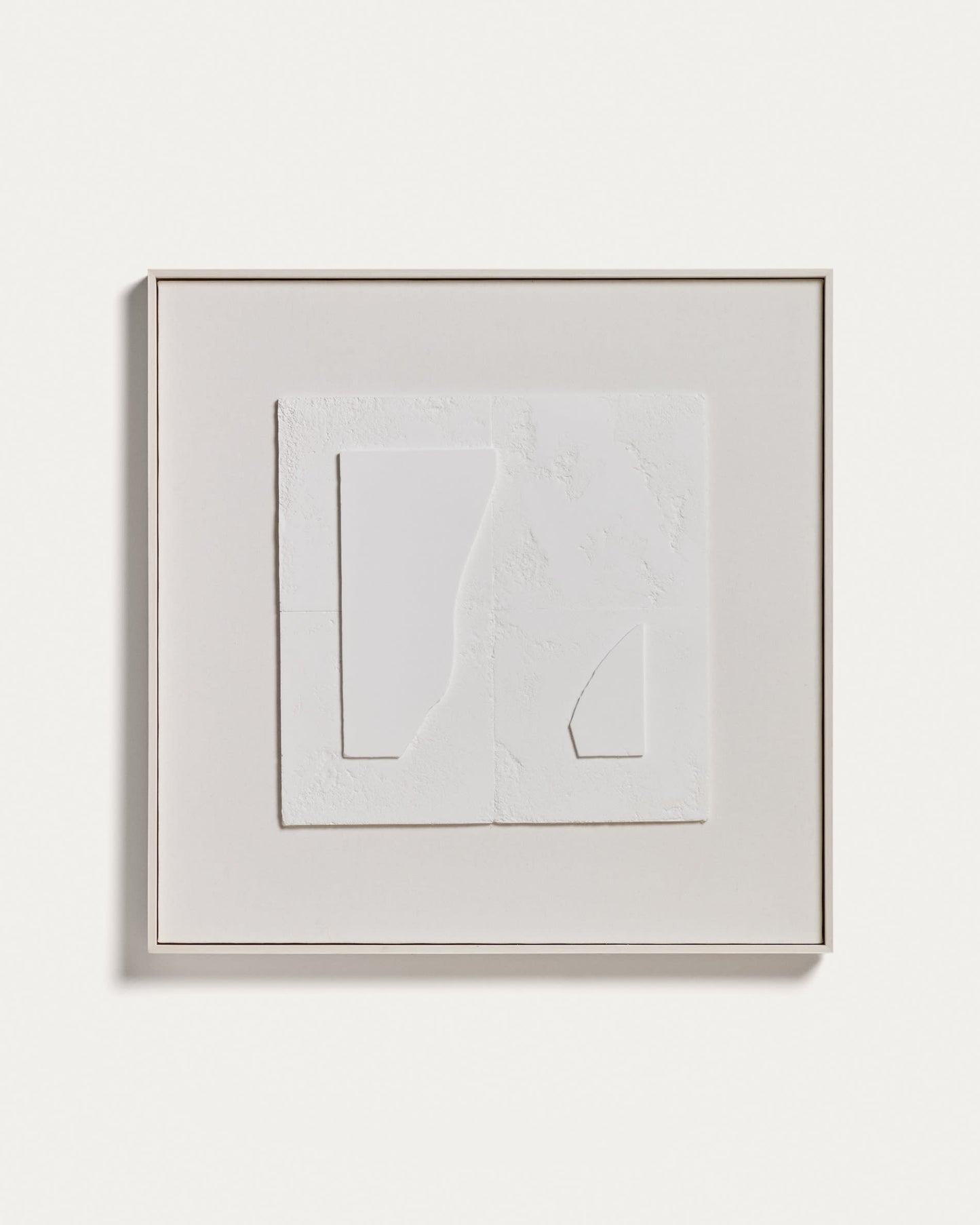Quadro astratto Gadir bianco 80 x 80 cm