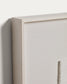 Quadro astratto Gadir bianco 80 x 80 cm