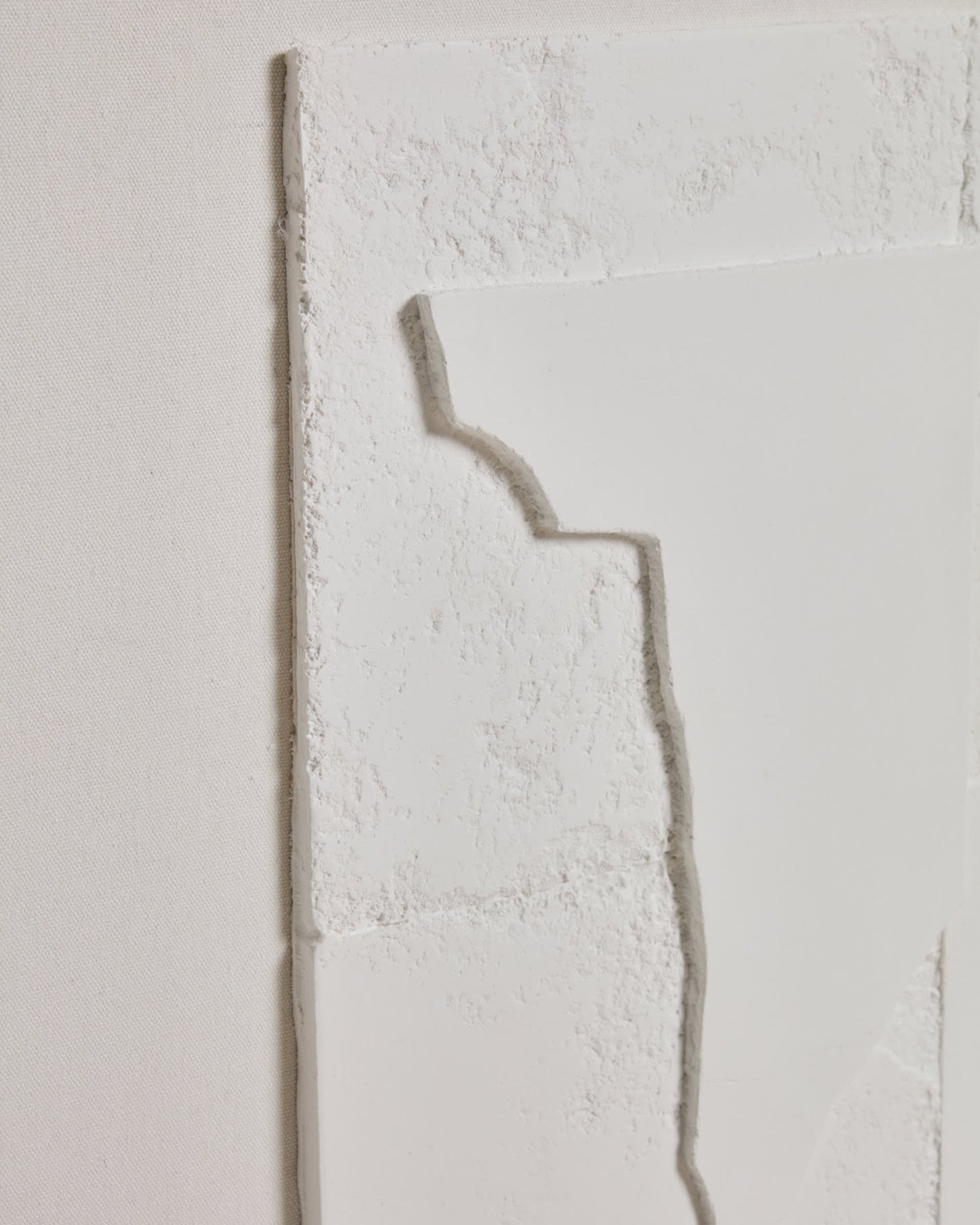 Quadro astratto Gadir bianco 80 x 80 cm
