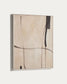 Quadro astratto Meril beige 80 x 100 cm