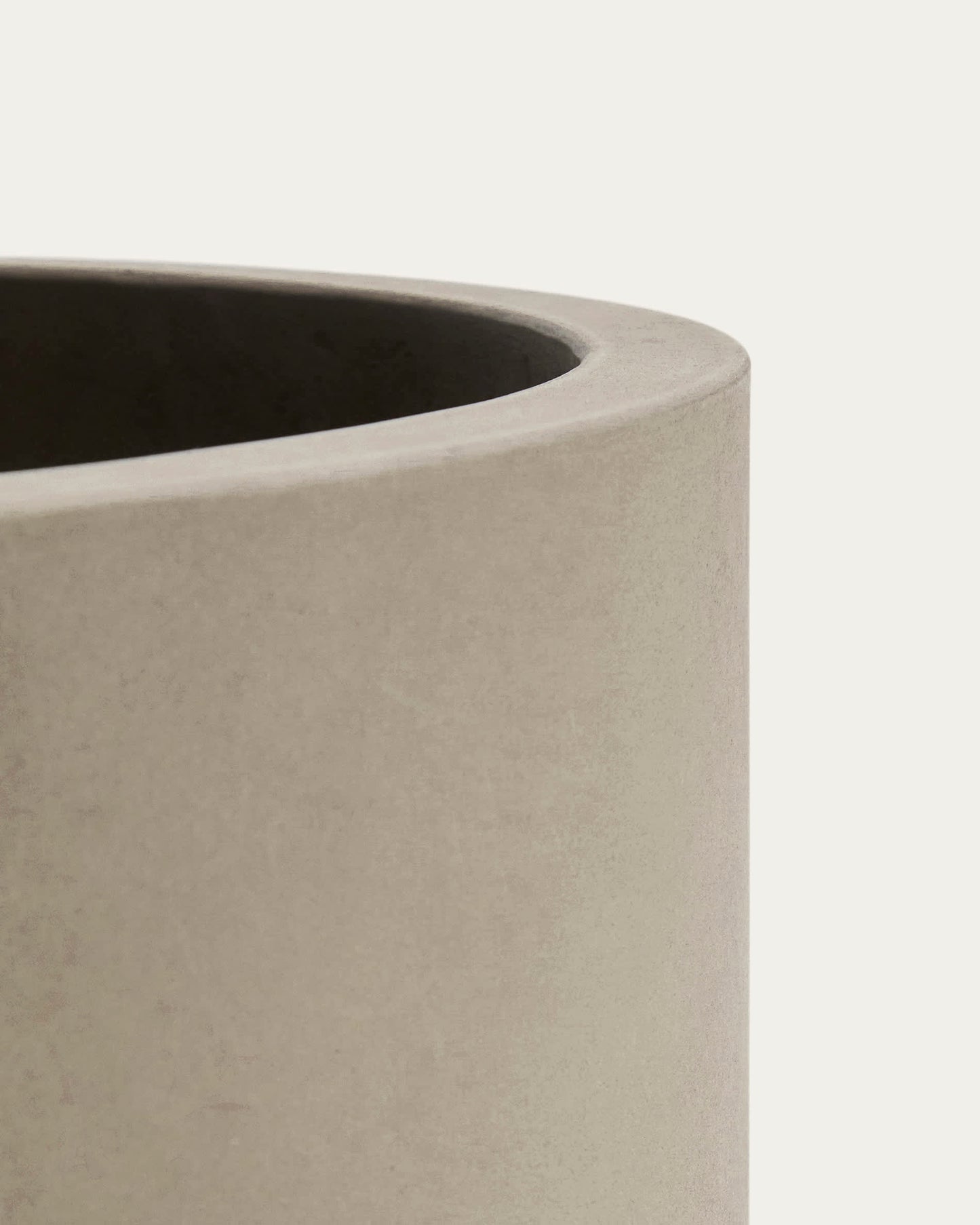 Fioriera Aiguablava in cemento grigio Ø 52 cm