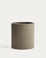 Fioriera Aiguablava in cemento grigio Ø 52 cm