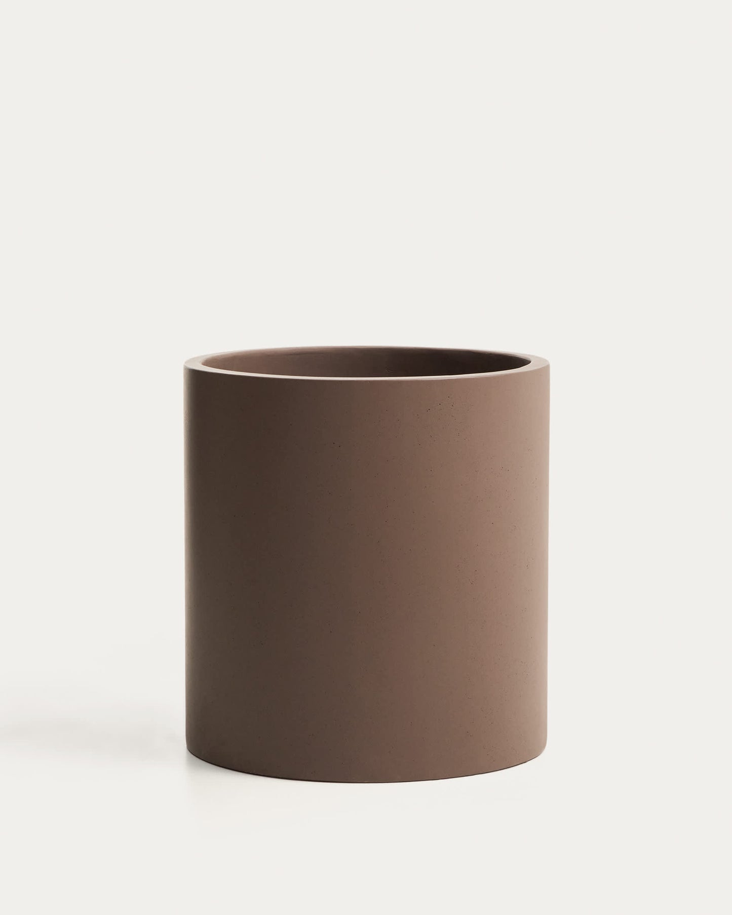Fioriera Aiguablava in cemento marrone Ø 52 cm
