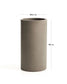 Fioriera Aiguablava in cemento grigio Ø 42 cm