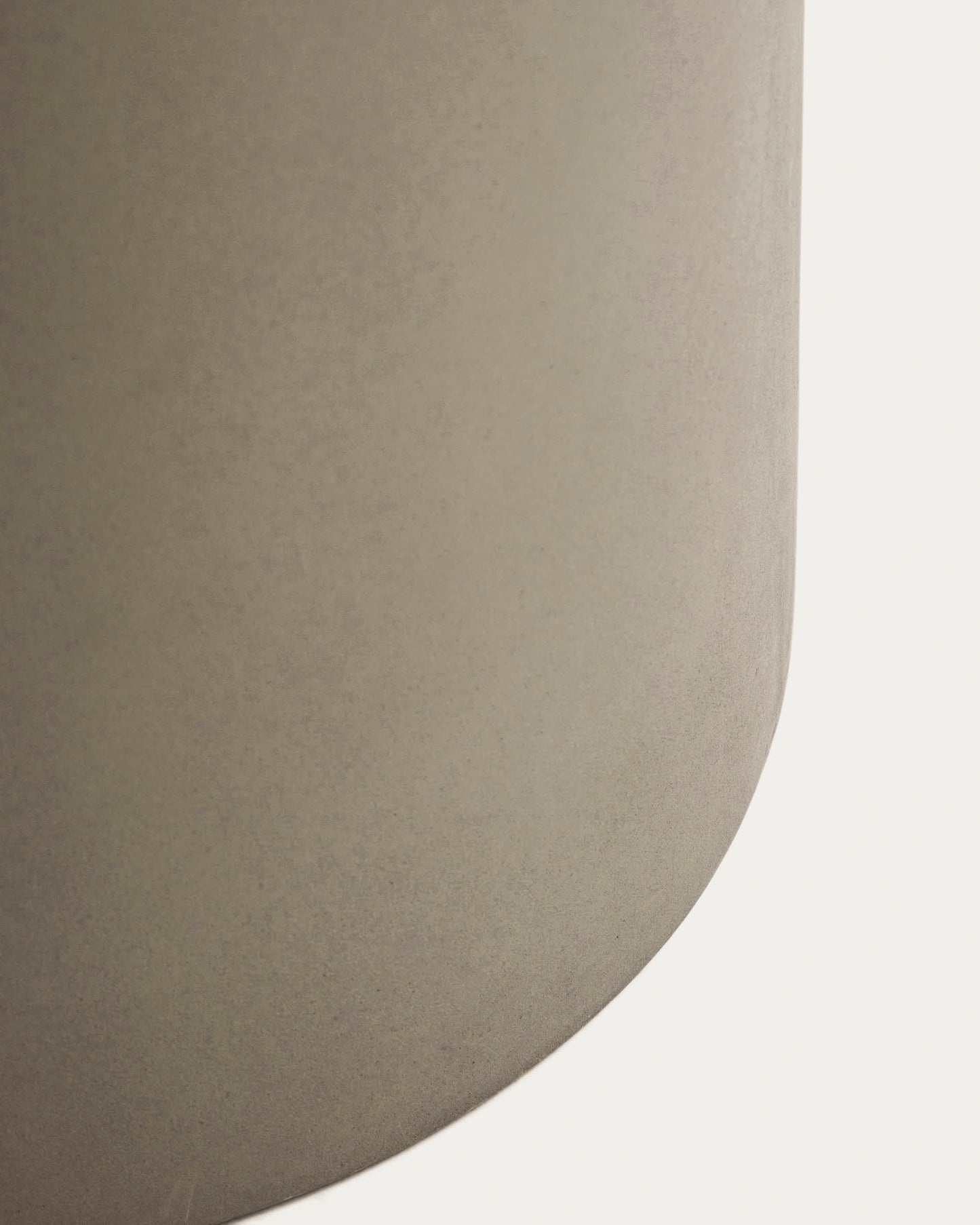Fioriera Aiguablava in cemento grigio Ø 42 cm