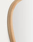 Specchio Alura in legno di teak 45,5 x 47 cm