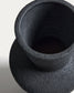 Vaso Nerun in terracotta nera 46 cm