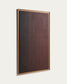 Quadro astratto Breon dipinto a mano bordeaux 110 x 190 cm