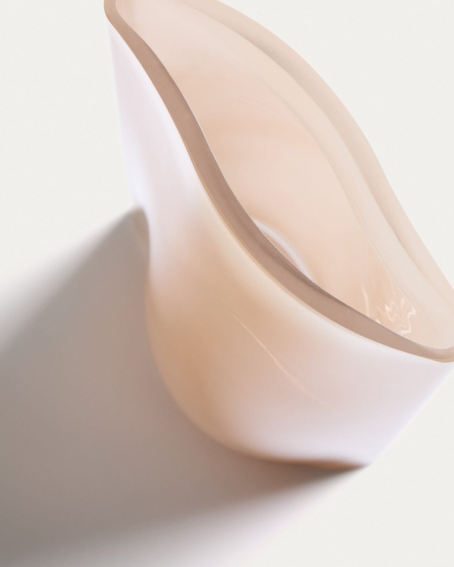 Vaso Ardeni in vetro rosa pallido 28 cm