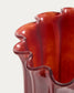 Vaso Cerin in vetro bordeaux 20 cm