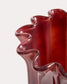 Vaso Cerine in vetro bordeaux 25 cm