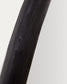 Specchio Magrit in legno massiccio di mungur con finitura in nero Ø 60 x 110 cm