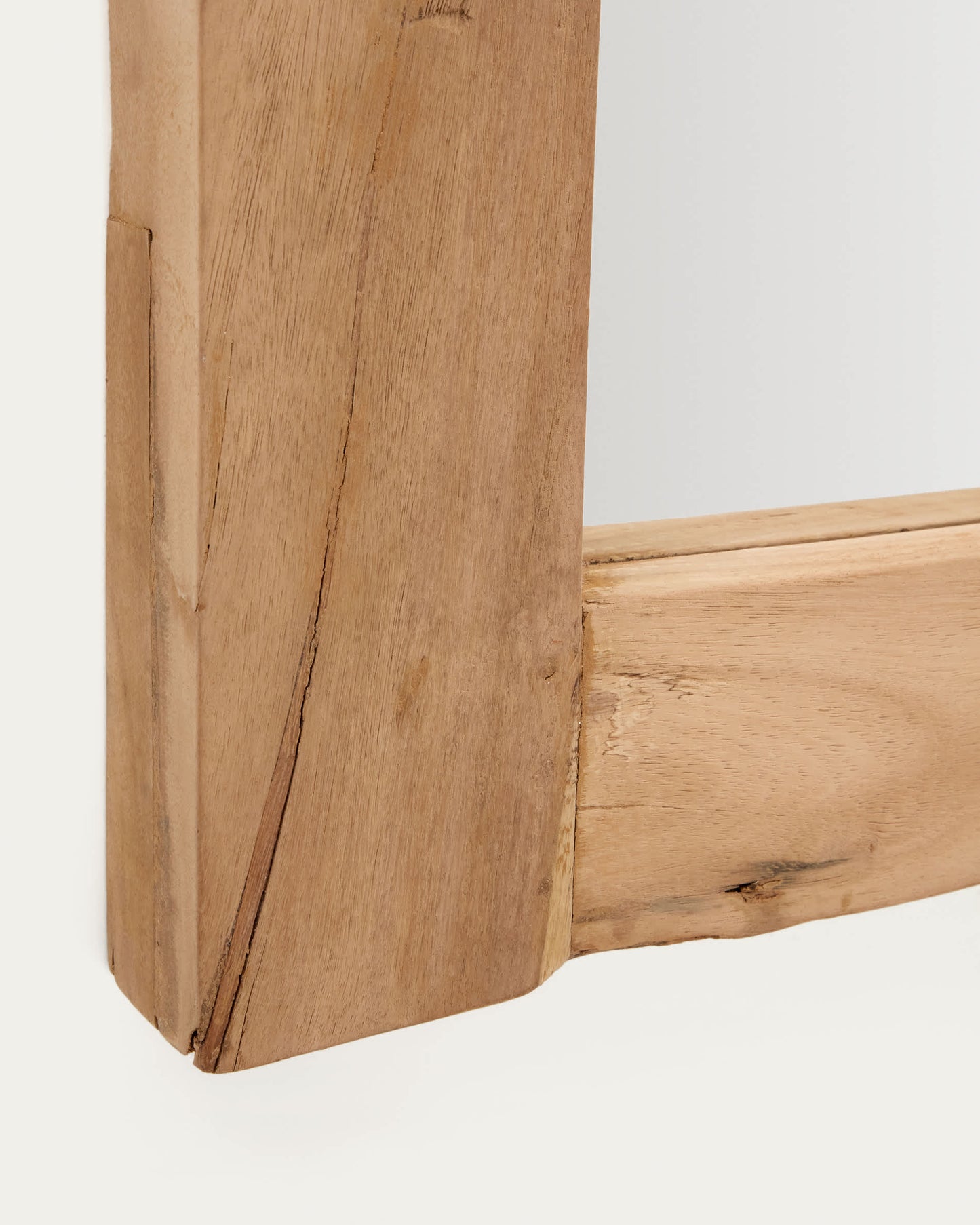 Specchio Maden di legno con finitura naturale 50 x 120 cm